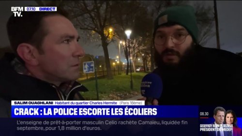 Un habitant du 18e arrondissement de Paris témoigne face à la menace des consommateurs et dealers de crack