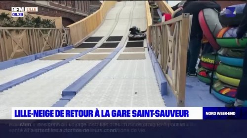 Gare Saint-Sauveur: top départ pour un mois d'animations avec Lille-Neige