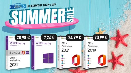 Obtenez Windows 10 Pro à 5.99€ pour les Soldes d'été de Godeal24 (62% de remise)