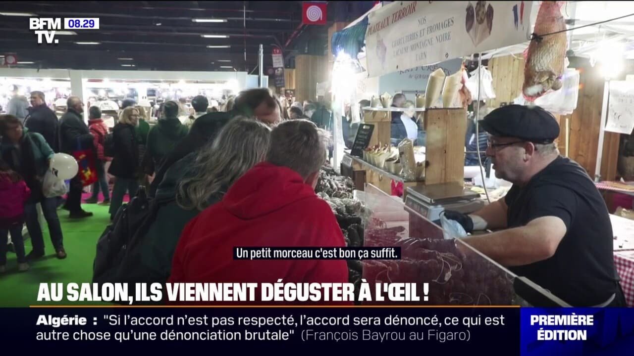 Au Salon de l’agriculture, ils viennent déguster à l’œil