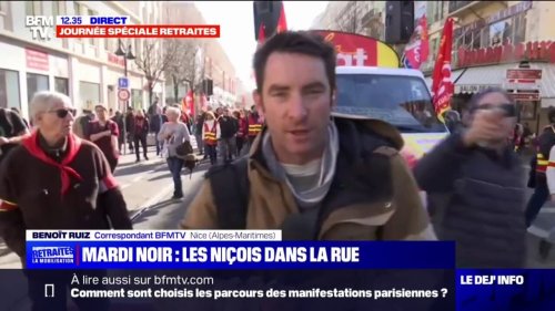 Réforme des retraites: 25.000 manifestants à Nice selon Force Ouvrière