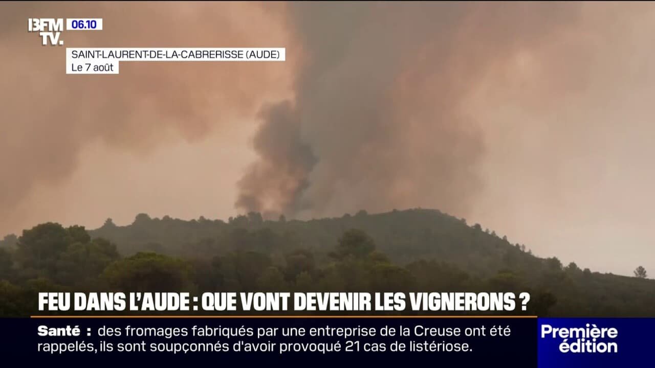 Feu maîtrisé dans l’Aude: la ministre de l’Agriculture se rend sur place aujourd’hui pour rencontrer les viticulteurs