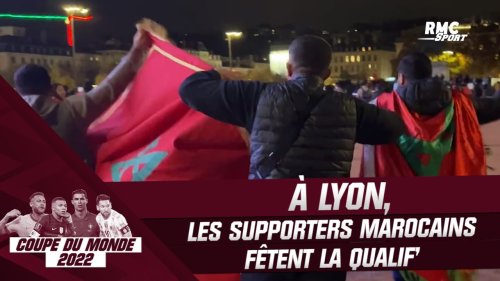 Coupe du monde 2022 : A Lyon, les supporters marocains fêtent la qualification