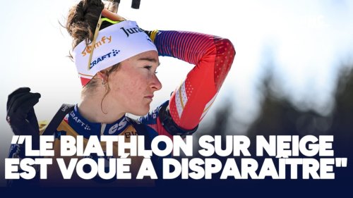 "Le biathlon sur neige est voué à disparaître" alerte Lou Jeanmmonot