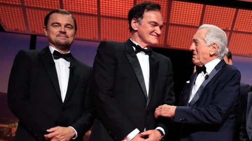 JR dévoile une photo complice de De Niro, Tarantino et DiCaprio à Cannes