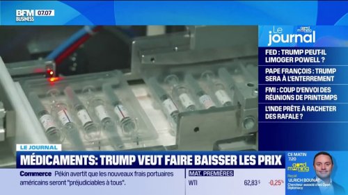 Médicaments : Trump veut faire baisser les prix