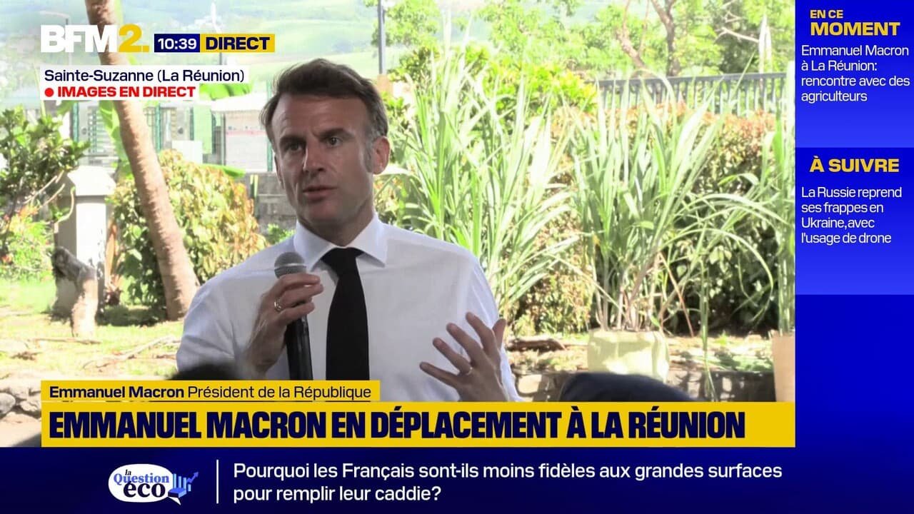 Macron à la Réunion : « J’ai honte de ce qu’on a fait depuis 6 ans sur la pêche »