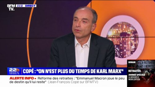 Jean-François Copé à propos de Laurent Wauquiez: "On ne l'entend pas" sur la réforme des retraites