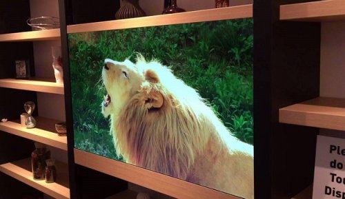 Panasonic just showed off an invisible TV with a fully transparent display