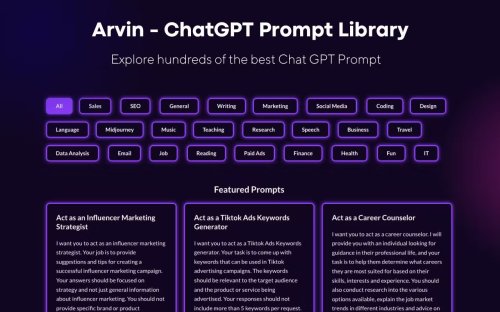This free app helps you find tons of useful ChatGPT prompts