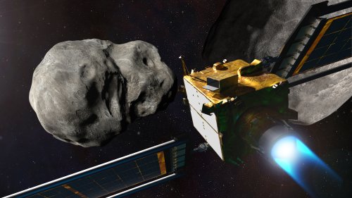 NASA successfully crashed the DART spacecraft into an asteroid - watch it here