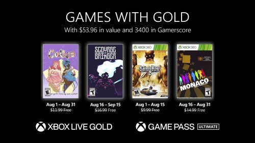 Xbox Games with Gold: Free games for August 2022 revealed