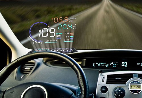 $50 gadget adds a high-tech Head Up Display to any car
