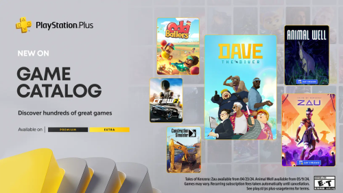 Everything new on PlayStation Plus Extra and Premium in April 2024