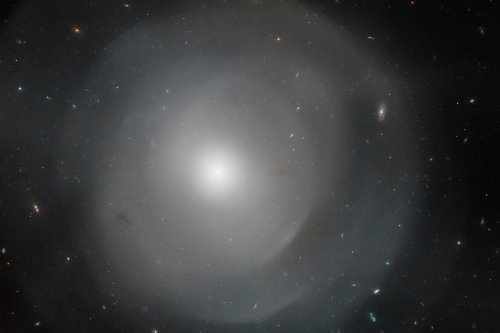 Hubble telescope discovered a new galaxy with mysterious surroundings