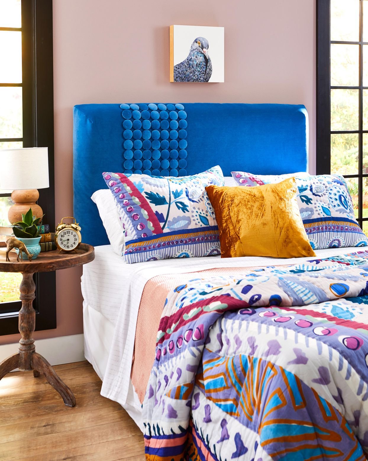 14 DIY One-Weekend Projects for Colorful Bedroom Furniture and Decor