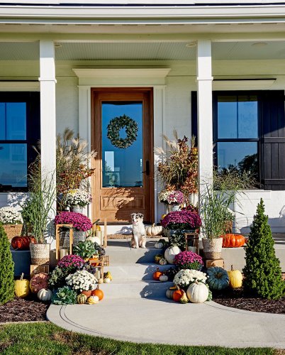 22 Ideas for Your Prettiest Fall Front Door Decor Ever