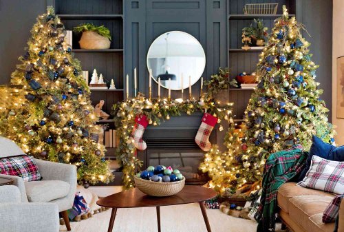 16 Ways to Decorate with Blue for Christmas