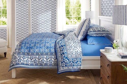 Pottery Barn’s Latest Drop Has Classic Americana-Inspired Quilted Bedding to Keep You Cool This Summer