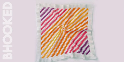 Baby Brights Corner to Corner Baby Blanket Free Pattern & Tutorial