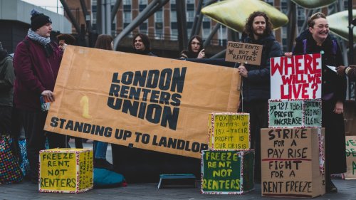 ‘Freeze rent not renters’: Tenants march across UK amid cost of living crisis