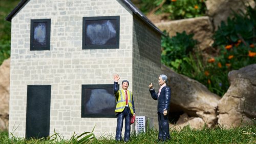 Model village gets green makeover with tiny heat pumps, solar panels and miniature Ed Miliband