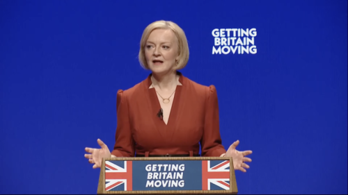 M People ‘very angry’ after Liz Truss walks out to Moving On Up at Tory conference speech