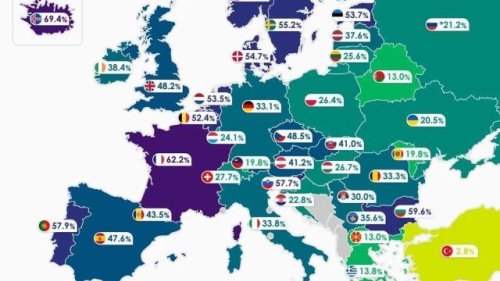 In these 11 European countries, births out of wedlock are in the majority