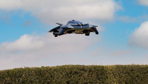 See a futuristic flying car's first untethered flight