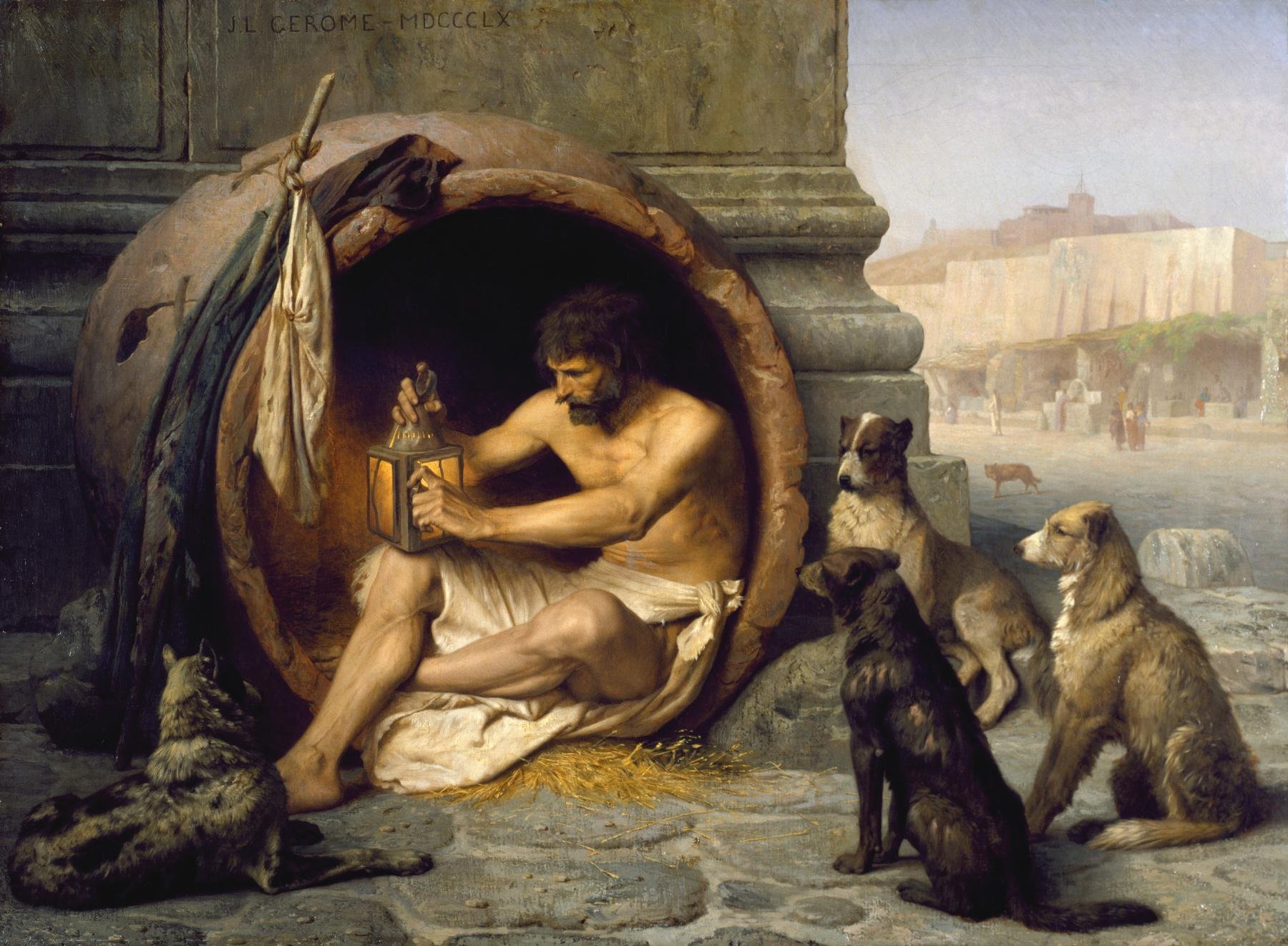Twisted humor and life advice from Diogenes the Cynic