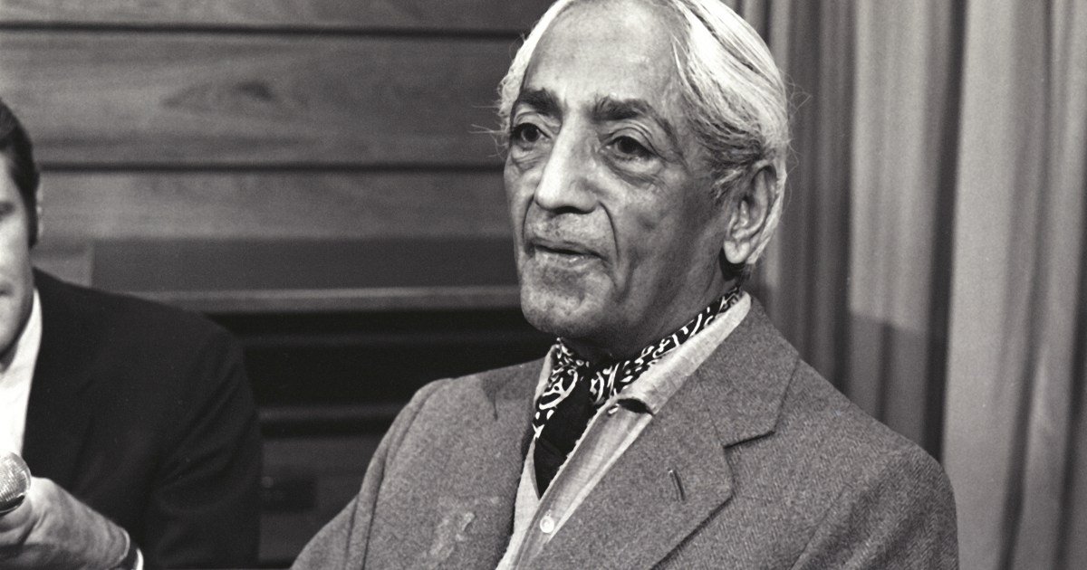 10 Krishnamurti quotes on the meaning of life