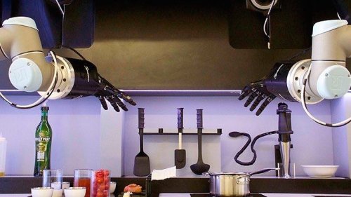 Robot Mimics Chefs to Prepare Five-Star Dishes at Home