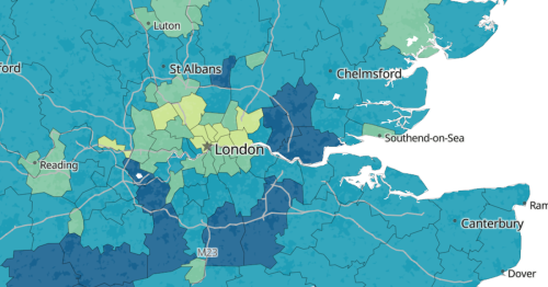 Christianity's retreat from England, mapped