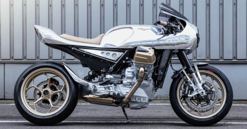 Le Mans Metal: Moto Guzzi V100 Café Racer