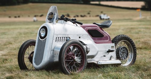 Out of left field: Tim Cumper's three wheeled BMW boxer