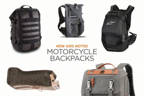 New and Noted: Motorcycle Backpacks