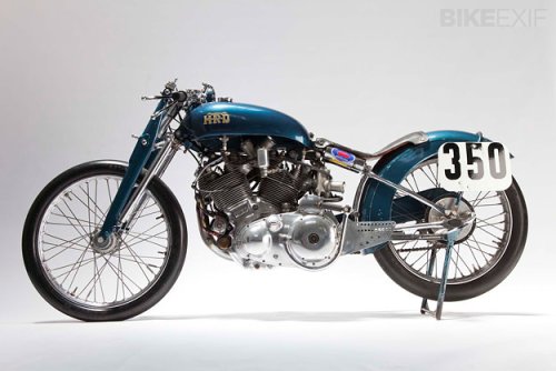 Vincent motorcycle: the 'Blue Bike'