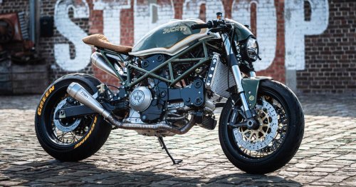 Green Machine: Deep Creek's custom Ducati ST4
