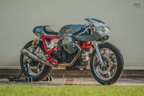 Enzo: A Moto Guzzi 1000 SP café racer from Italy