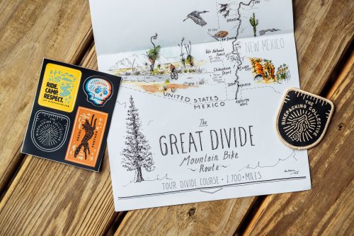 Bikepacking Collective Patch + Poster for "Builders"