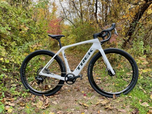 Trek Domane+ SLR is an e-bike with all the ride sensations of a traditional road bicycle