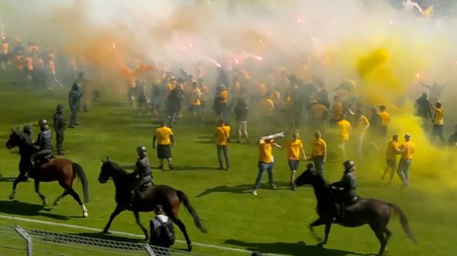 Bedrohliche Szenen beim Dresden-Aufstieg!