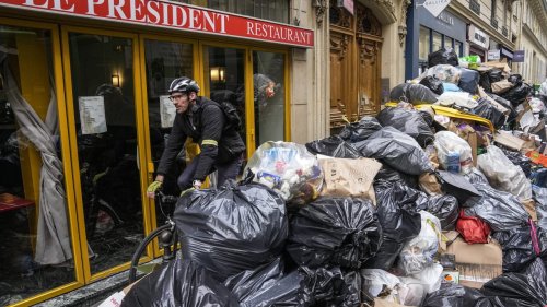 Frankreich: Streik wegen Renten-Reform! In Paris Straßen stapelt sich der Müll | Politik