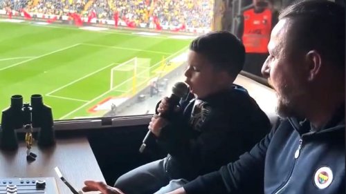 4-Jähriger Stadionsprecher geht viral