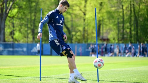 Hoffnung im Abstiegskampf: Vuskovic im HSV-Training aufgetaucht