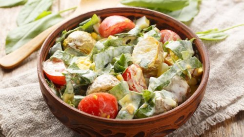 Die leichte Alternative: Köstlicher Pellkartoffelsalat mit Ei und Joghurt