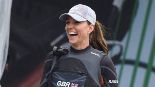 Herzogin Kate zeigt sich freudestrahlend beim Segeln