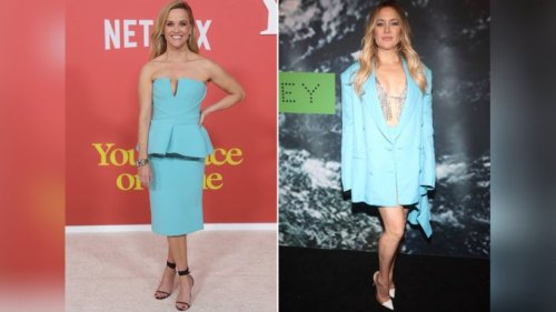 Kate Hudson und Reese Witherspoon: Strahlende Looks in Babyblau