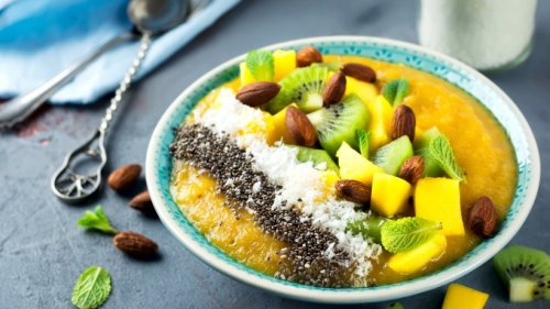 Erfrischend fruchtig: Mango-Smoothie-Bowl