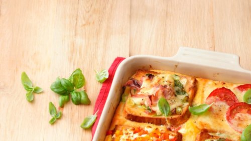 Sandwich-Lasagne mit Käse und Schinken: Köstlicher Genuss